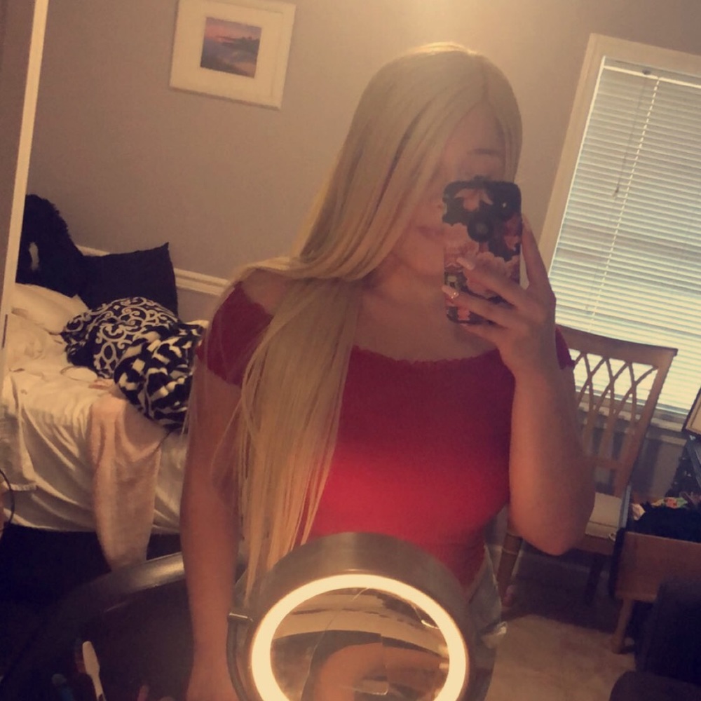 Blonde wig